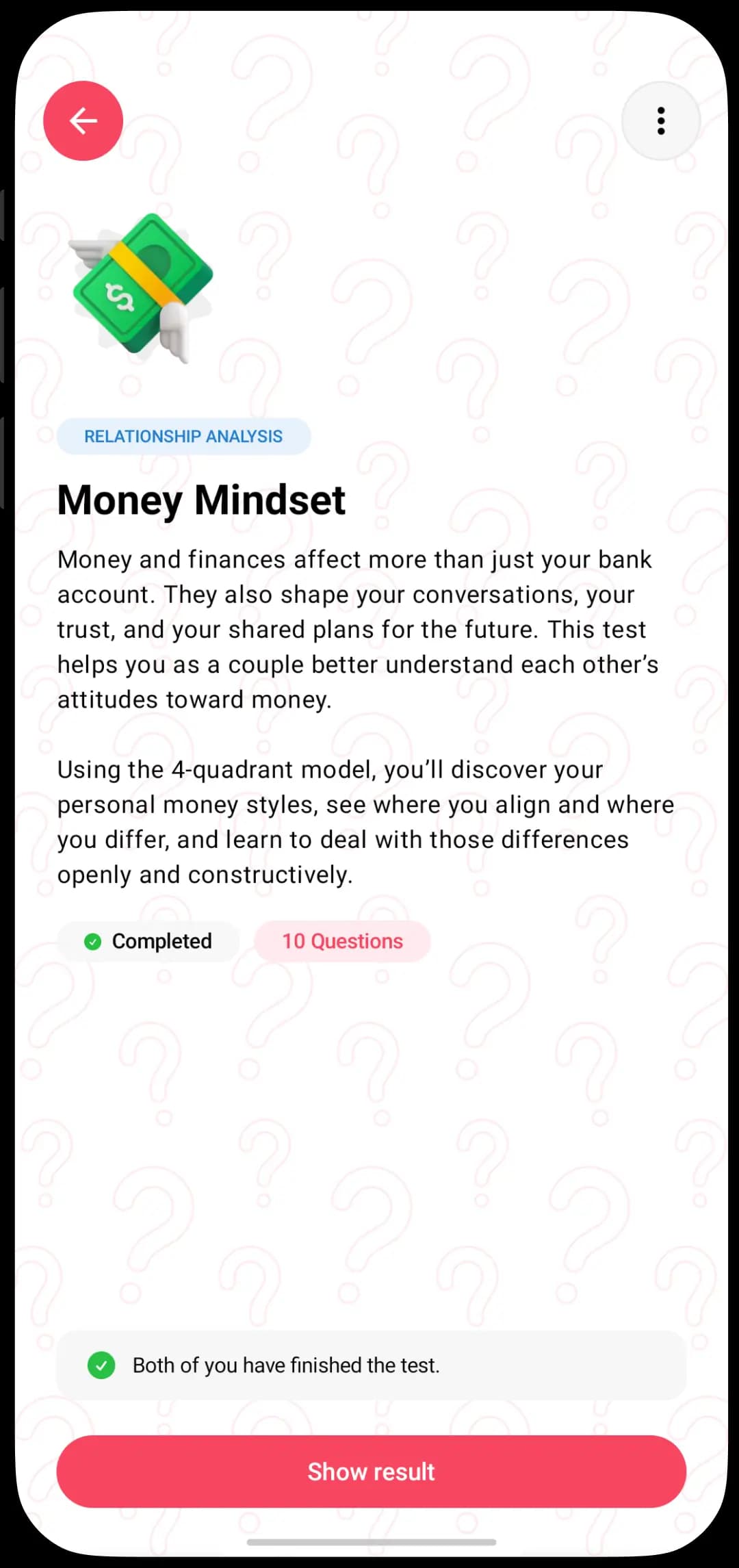 Luvy couple test questions